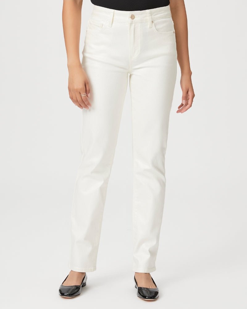 paige cindy 30 pearl white coating jeans