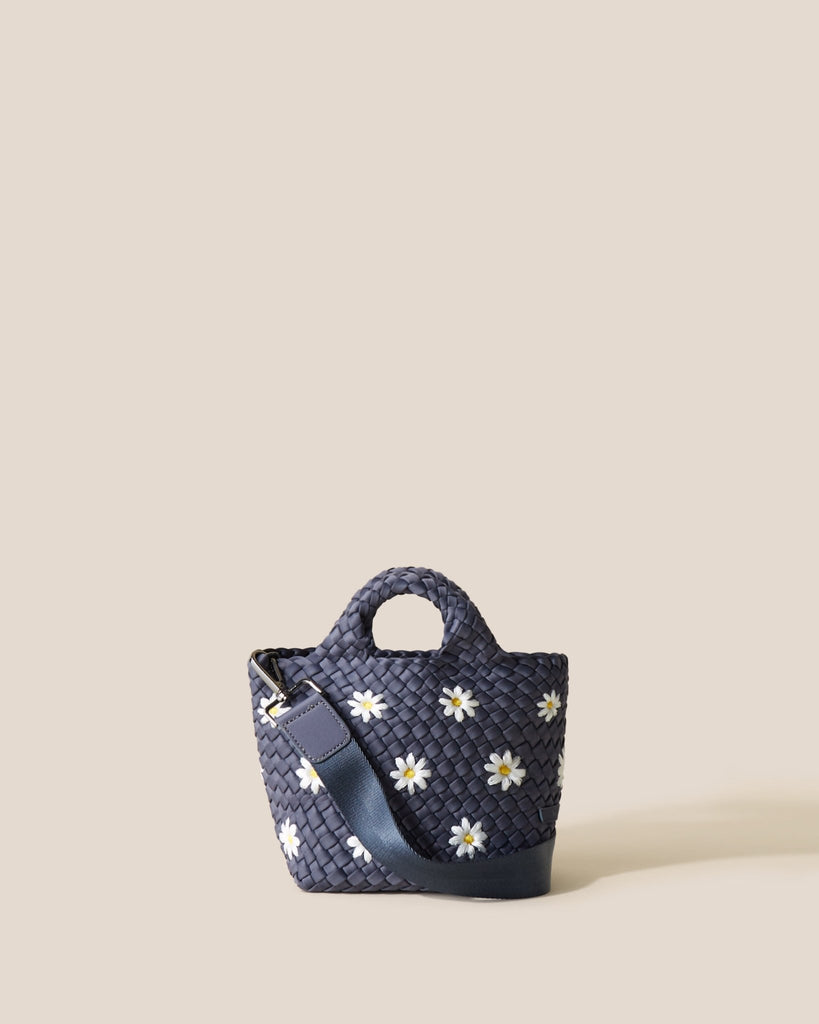Naghedi st. barths petit tote in daisy in anchor