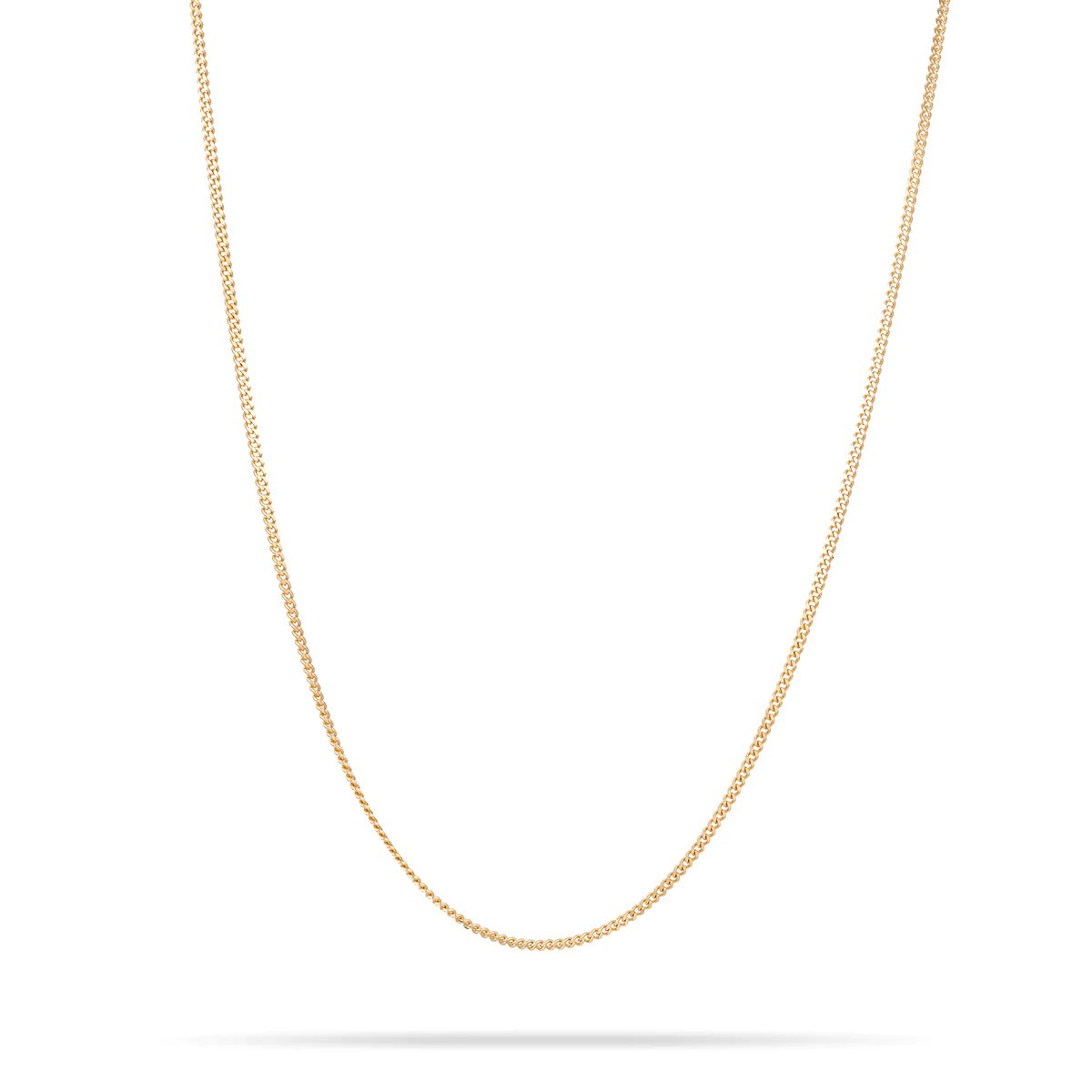 adina reyter 16 finished small curb chain in 14K gold