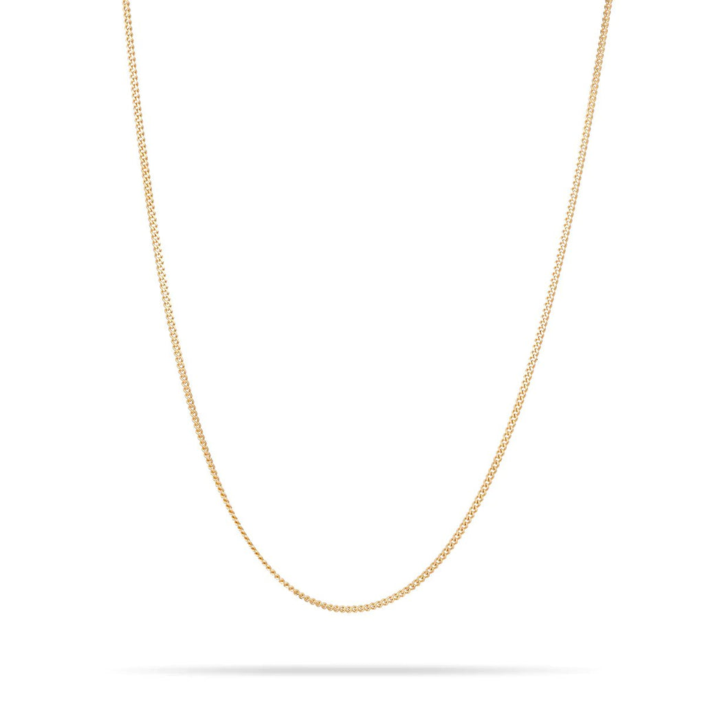 adina reyter 16 finished small curb chain in 14K gold