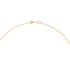 adina reyter 16 finished small curb chain in 14K gold clasp detail image
