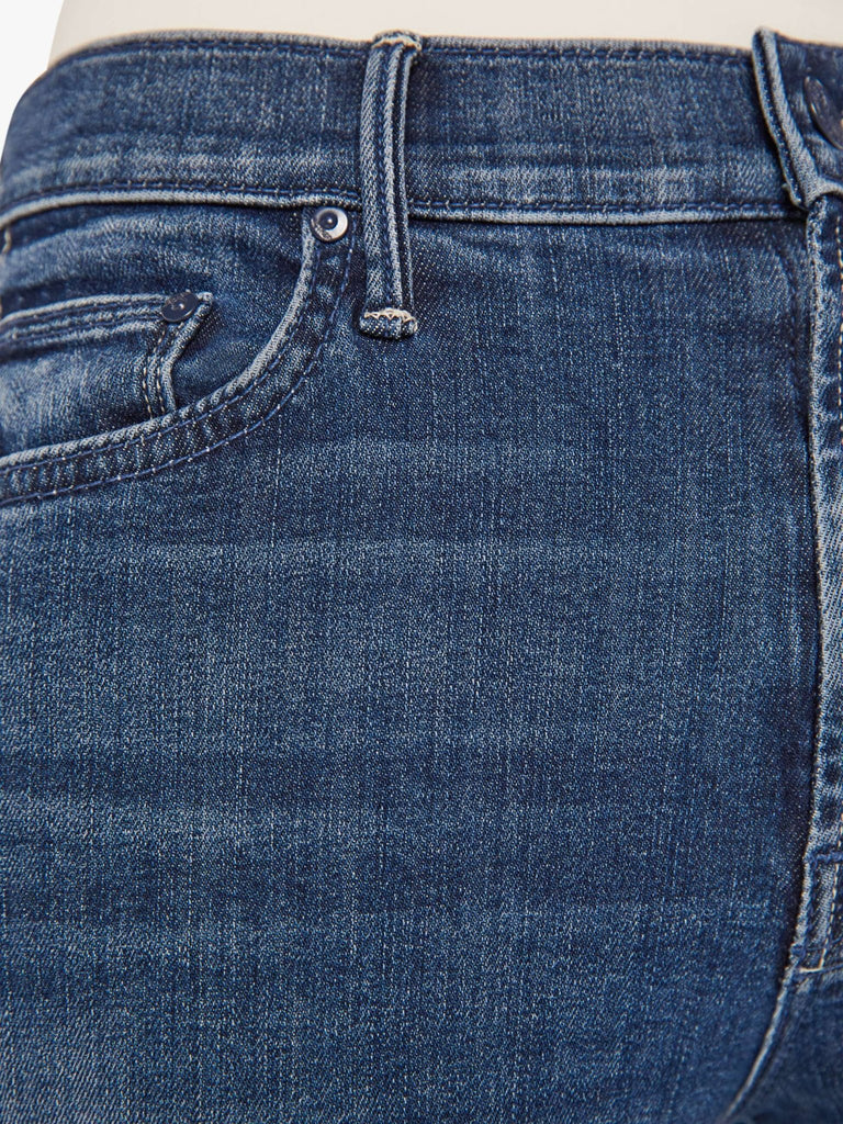 mother denim the outside ankle electric souvenir women's jeans detail image