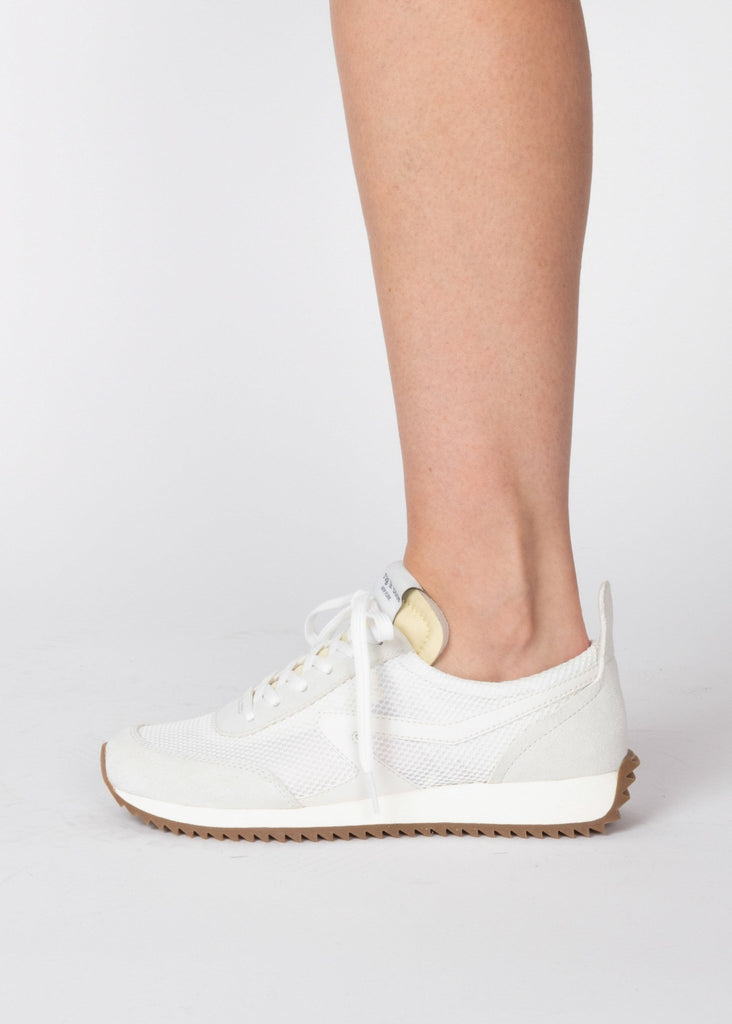 rag and bone retro runner mesh off-white sneakers women's side view