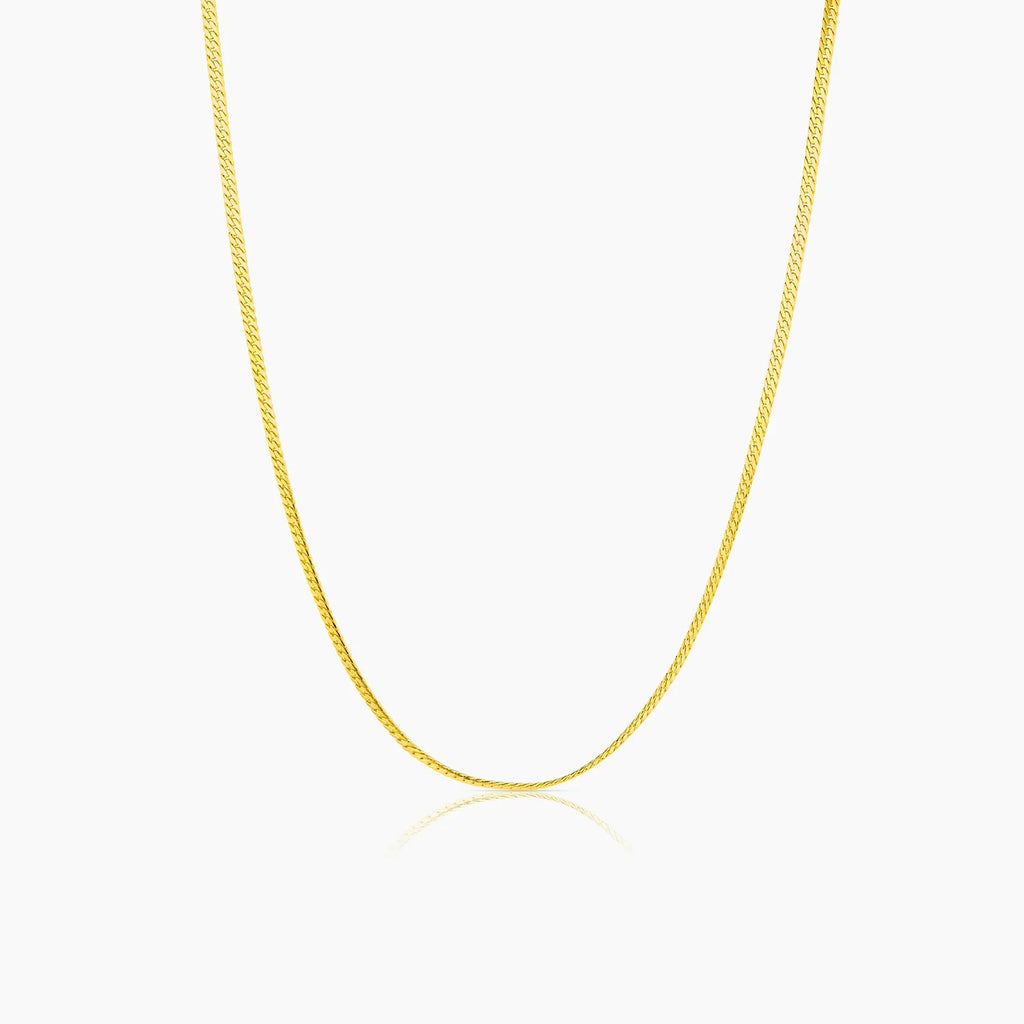 Thatch mini dani herringbone necklace in 14K gold plated